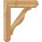 Ekena Millwork Funston Craftsman Rough Sawn Bracket w/ Offset Brace, Western Red Cedar, 8"W x 30"D x 36"H BKT0806X30X36FST04RWR - alternate 4